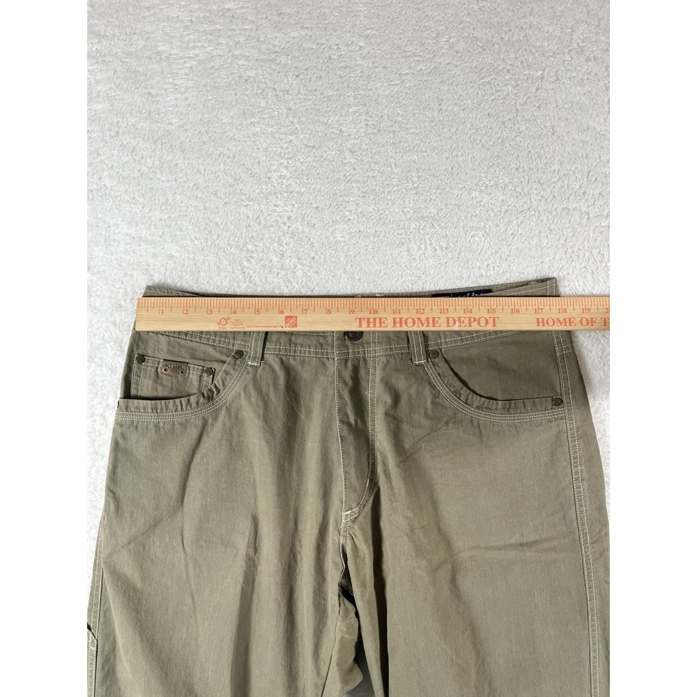 Kuhl Revolvr Khaki Tan Lightweight Pants Men's 34x32 (36x32) Stretch Hiking - Picture 7 of 8